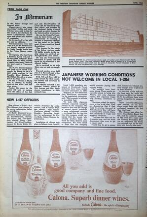   The Western Canadian Lumber Worker, Vol. XXXVII, No. 8, Jun. 1969   , page 2