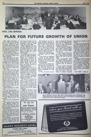   The Western Canadian Lumber Worker, Vol. XXXVII, No. 7, May 1969   , page 10