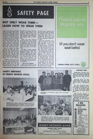   The Western Canadian Lumber Worker, Vol. XXXVII, No. 5, 2nd Issue Mar. 1969   , page 5