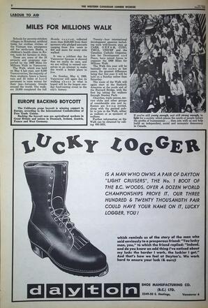   The Western Canadian Lumber Worker, Vol. XXXVII, No. 4, 1st Issue Mar. 1969   , page 2