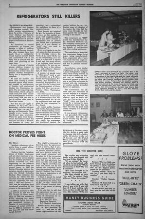   The Western Canadian Lumber Worker, Vol. XXXVII, No. 2, 2nd Issue Jan. 1969   , page 6