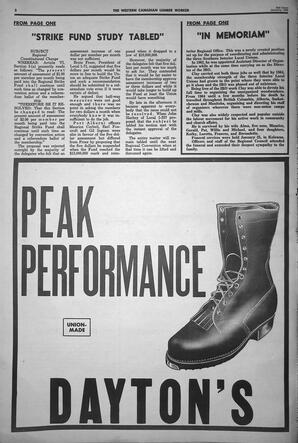   The Western Canadian Lumber Worker, Vol. XXXVII, No. 2, 2nd Issue Jan. 1969   , page 2