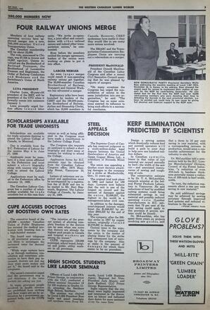   The Western Canadian Lumber Worker, Vol. XXXVI, No. 24, 2nd Issue Dec. 1968   , page 3