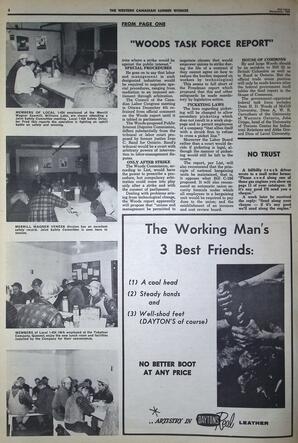   The Western Canadian Lumber Worker, Vol. XXXVI, No. 24, 2nd Issue Dec. 1968   , page 2