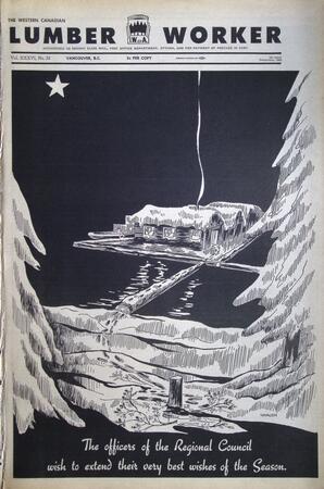   The Western Canadian Lumber Worker, Vol. XXXVI, No. 23, 1st Issue Dec. 1968   , page 1
