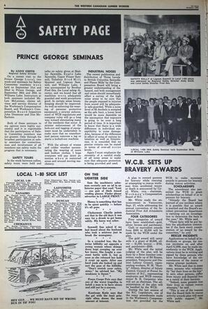   The Western Canadian Lumber Worker, Vol. XXXVI, No. 19, 1st Issue Oct. 1968   , page 4