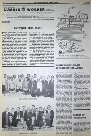   The Western Canadian Lumber Worker, Vol. XXXVI, No. 18, 2nd Issue Sep. 1968   , page 12