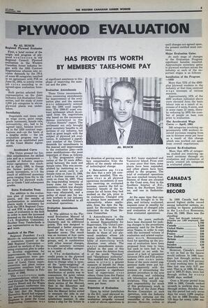   The Western Canadian Lumber Worker, Vol. XXXVI, No. 17, 1st Issue Sep. 1968   , page 5