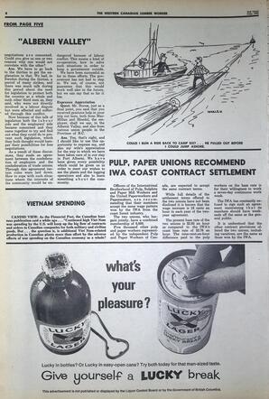   The Western Canadian Lumber Worker, Vol. XXXVI, No. 14, 2nd Issue Jul. 1968   , page 8