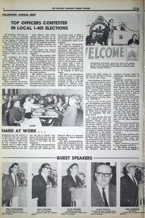   The Western Canadian Lumber Worker, Vol. XXXVI, No. 14, 2nd Issue Jul. 1968   , page 6