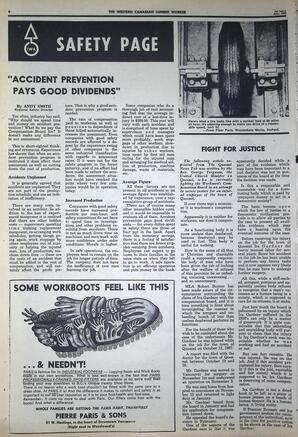   The Western Canadian Lumber Worker, Vol. XXXVI, No. 13, 1st Issue Jul. 1968   , page 6