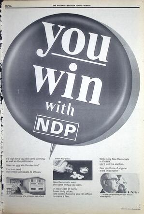   The Western Canadian Lumber Worker, Vol. XXXVI, No. 11, 1st Issue Jun. 1968   , page 11
