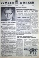 The Western Canadian Lumber Worker, Vol. XXXVI, No. 10, 2nd Issue May 1968