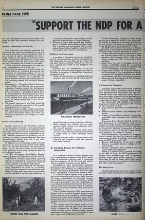   The Western Canadian Lumber Worker, Vol. XXXVI, No. 10, 2nd Issue May 1968   , page 6