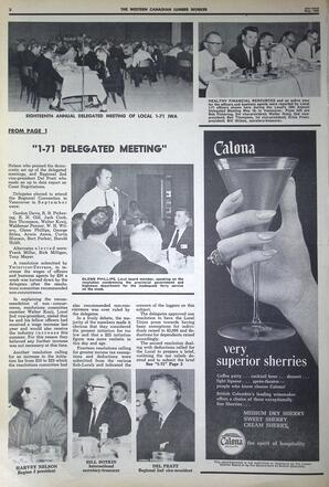   The Western Canadian Lumber Worker, Vol. XXXVI, No. 10, 2nd Issue May 1968   , page 2