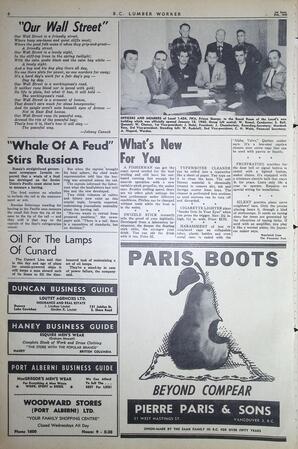   The B.C. Lumber Worker, Vol. XXVII, No. 3, 1st Issue Feb. 1960   , page 6
