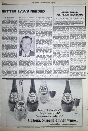   The Western Canadian Lumber Worker, Vol. XXXVI, No. 6, 2nd Issue Mar. 1968   , page 11