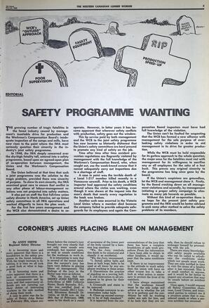   The Western Canadian Lumber Worker, Vol. XXXVI, No. 5, 1st Issue, Mar. 1968   , page 5