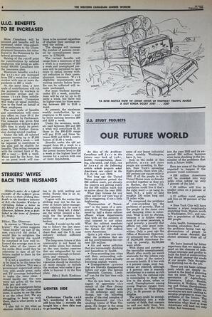   The Western Canadian Lumber Worker, Vol. XXXVI, No. 3, 1st Issue Feb. 1968   , page 8