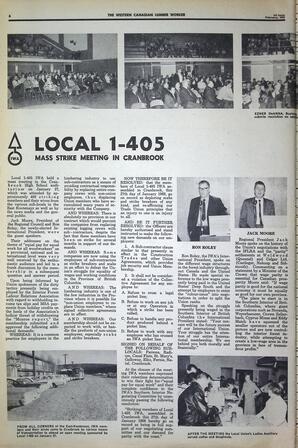   The Western Canadian Lumber Worker, Vol. XXXVI, No. 3, 1st Issue Feb. 1968   , page 6