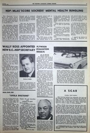   The Western Canadian Lumber Worker, Vol. XXXVI, No. 3, 1st Issue Feb. 1968   , page 3