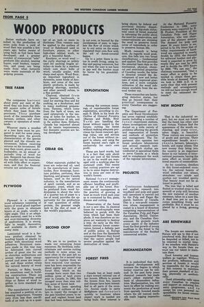  The Western Canadian Lumber Worker, Vol. XXXVI, No. 2, 2nd Issue Jan. 1968   , page 8