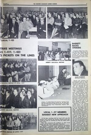   The Western Canadian Lumber Worker, Vol. XXXVI, No. 2, 2nd Issue Jan. 1968   , page 7