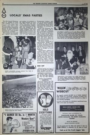   The Western Canadian Lumber Worker, Vol. XXXVI, No. 1, 1st Issue Jan. 1968   , page 10