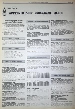   The Western Canadian Lumber Worker, Vol. XXXVI, No. 23, 1st Issue Dec. 1967   , page 4