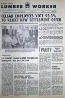 The Western Canadian Lumber Worker, Vol. XXXVI, No. 21, 1st Issue Nov. 1967