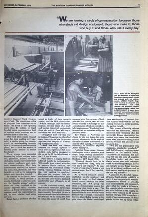   The Western Canadian Lumber Worker, Vol. XLVII No. 8, Nov.-Dec. 1979   , page 13