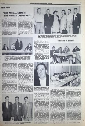   The Western Canadian Lumber Worker, Vol. XXXVI, No. 17, 1st Issue Sep. 1967   , page 9