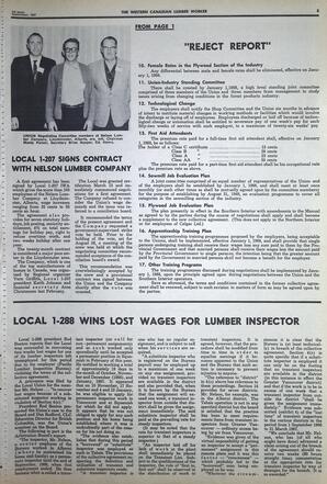   The Western Canadian Lumber Worker, Vol. XXXVI, No. 17, 1st Issue Sep. 1967   , page 3