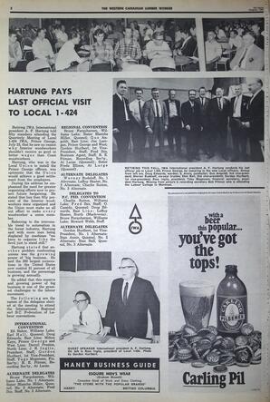   The Western Canadian Lumber Worker, Vol. XXXVI, No. 15, 1st Issue Aug. 1967   , page 2