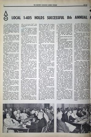   The Western Canadian Lumber Worker, Vol. XXXVI, No. 14, 2nd Issue Jul. 1967   , page 6