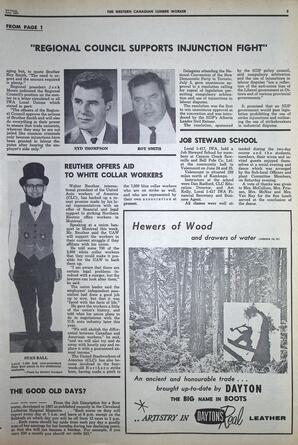  The Western Canadian Lumber Worker, Vol. XXXVI, No. 13, 1st Issue Jul. 1967   , page 3