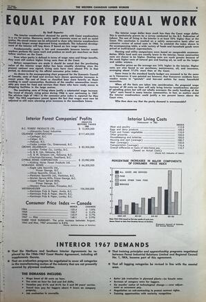   The Western Canadian Lumber Worker, Vol. XXXVI, No. 11, 1st Issue Jun. 1967   , page 3