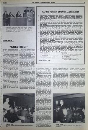   The Western Canadian Lumber Worker, Vol. XXXVI, No. 10, 2nd Issue May 1967   , page 3