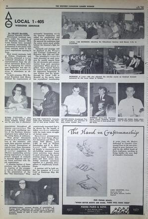   The Western Canadian Lumber Worker, Vol. XXXVI, No. 7, 1st Issue Apr. 1967   , page 10
