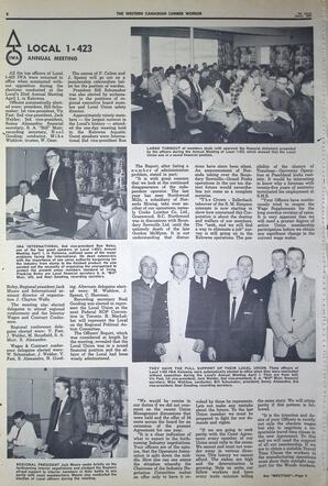   The Western Canadian Lumber Worker, Vol. XXXVI, No. 7, 1st Issue Apr. 1967   , page 8