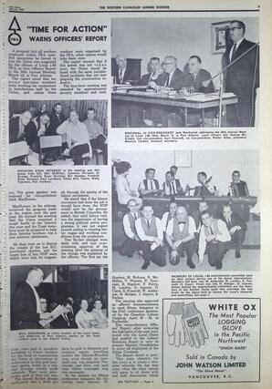   The Western Canadian Lumber Worker, Vol. XXXVI, No. 6, 2nd Issue Mar. 1967   , page 3