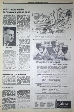   The Western Canadian Lumber Worker, Vol. XXXVI, No. 5, 1st Issue Mar. 1967   , page 8