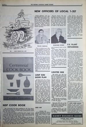   The Western Canadian Lumber Worker, Vol. XXXVI, No. 5, 1st Issue Mar. 1967   , page 5