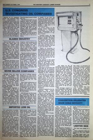   The Western Canadian Lumber Worker, Vol. XLVII No. 7, Sep.-Oct 1979   , page 11