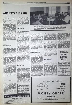  The Western Canadian Lumber Worker, Vol. XXXVI, No. 3, 1st Issue Feb. 1967   , page 10