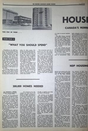   The Western Canadian Lumber Worker, Vol. XXXVI, No. 3, 1st Issue Feb. 1967   , page 6