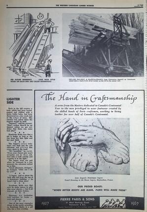   The Western Canadian Lumber Worker, Vol. XXXIV, No. 1, 1st Issue Jan. 1967   , page 8