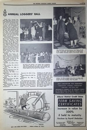   The Western Canadian Lumber Worker, Vol. XXXIV, No. 1, 1st Issue Jan. 1967   , page 2