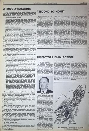   The Western Canadian Lumber Worker, Vol. XXXIII, No. 23, 2nd Issue Nov. 1966   , page 2