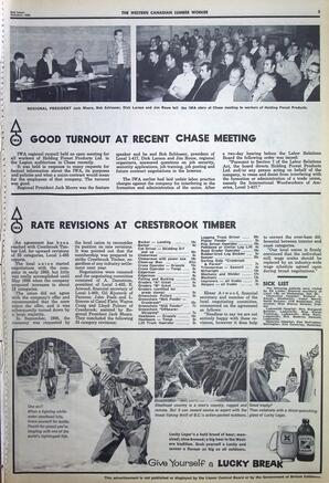   The Western Canadian Lumber Worker, Vol. XXXIII, No. 21, 2nd Issue Oct. 1966   , page 3